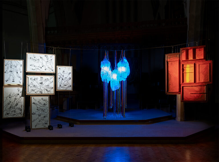 TWO SOLD PAINTINGS, CONVERSATION, PINA