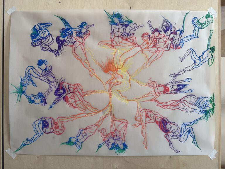 MANDALA FRIDGE DOOR COLOUR EXPERIMENT