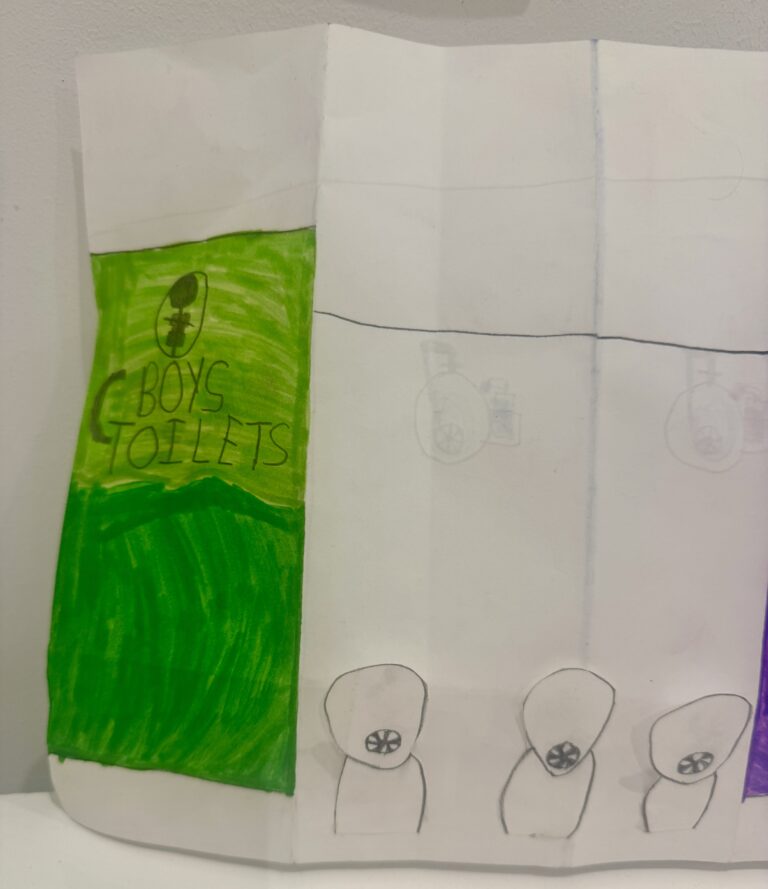 TOILETS INEQUALITY DISCUSSION AND MY DAUGHTERS DESIGN INSPIRED BY IT